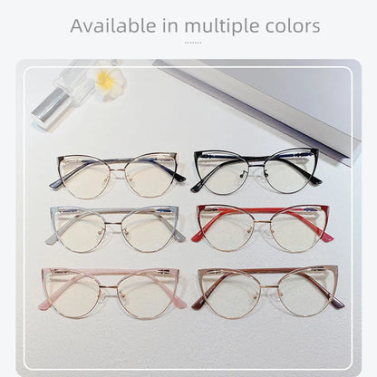 Photochromic Reading Glasses – Retro Cat Eye Frames With Blue Light Protection