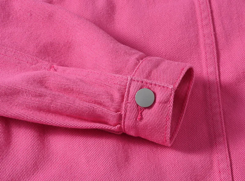 Y2k Denim Jeans Coat Cotton Women Button Spring Autumn Ropa Cardigan Punk Gothic Bomber Jacket Windbreaker Elegant Jackets