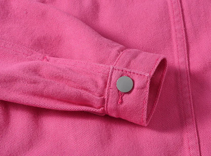 Y2k Denim Jeans Coat Cotton Women Button Spring Autumn Ropa Cardigan Punk Gothic Bomber Jacket Windbreaker Elegant Jackets