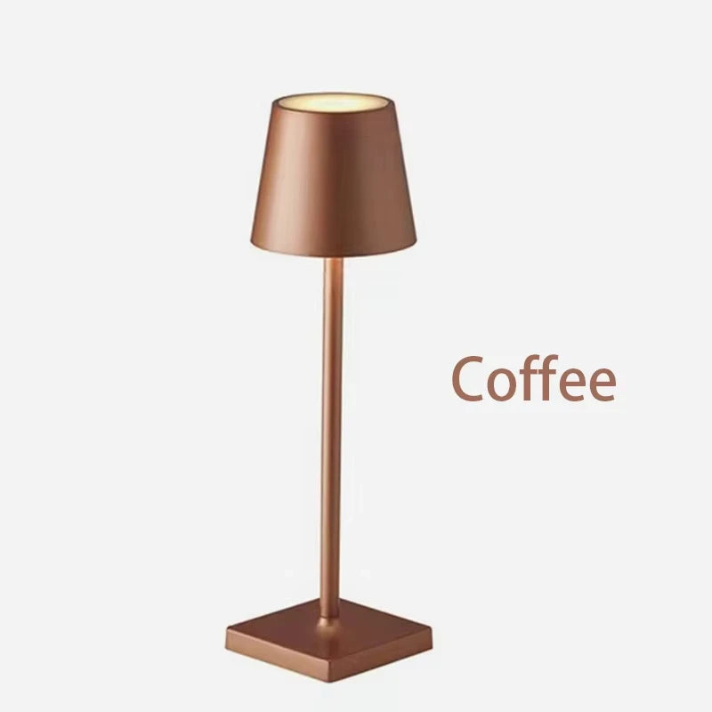 Wireless Touch LED Table Lamp - 3-Level Dimming for Bedroom Dining Room Bar and Desk - ZOOMNSTORE