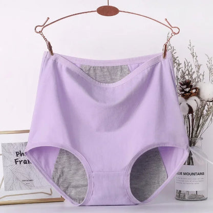 3pcs Girl Menstrual Panties Women's Physiological Briefs Ladies Period Leak Proof Panty High Waist Cotton Underwear