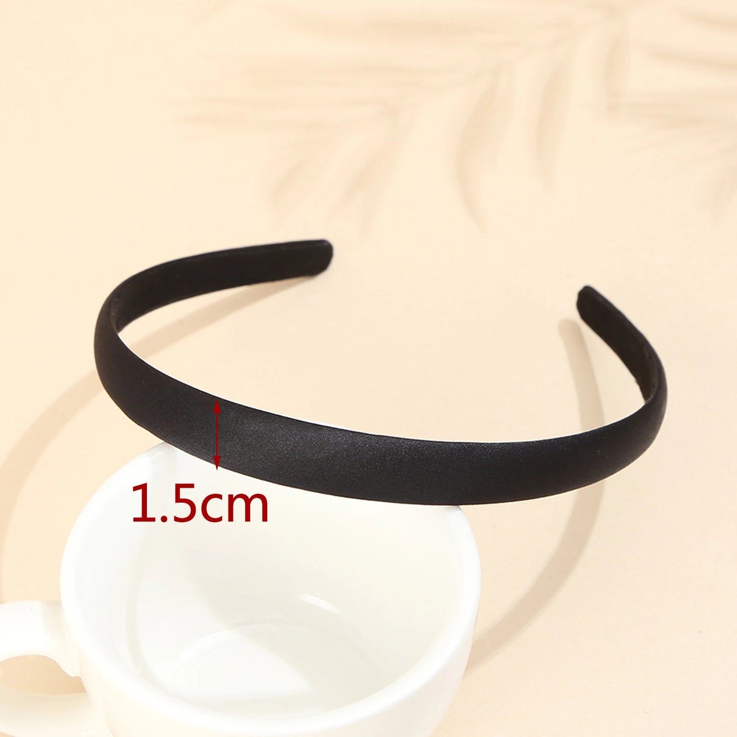 Unisex Metal Wavy Spring Hair Hoop Black Non Slip Outdoor Sports Headbands For Women Men Simple Hairband Face Washing Headdress
