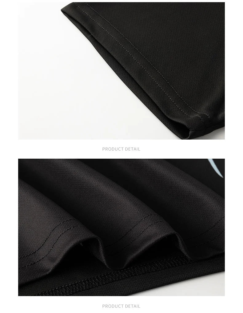Men's Gradient Ice-Silk T-Shirt – Quick-Dry Running & Training Top