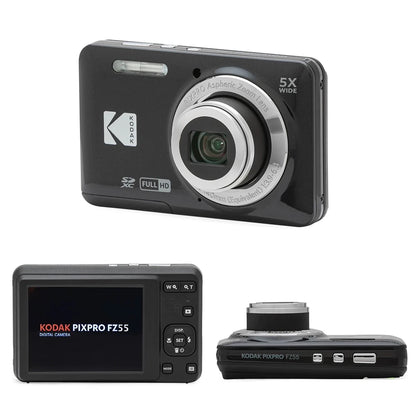 Kodak Digital Camera - 16MP Compact Camera with 5X Optical Zoom & 28mm Wide Angle Lens