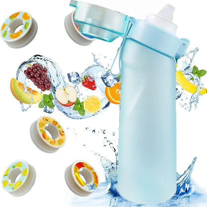 Air Flavored Water Bottle Scent Up Water Cup Sports Water Bottle For Outdoor Fitness Fashion Water Cup With Straw Flavor Pods