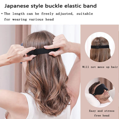 3D Eye Mask for Sleeping Contoured Cup Blindfold Concave Molded Night Sleep Mask Block Out Light with Women Men  Cute Sleep Mask