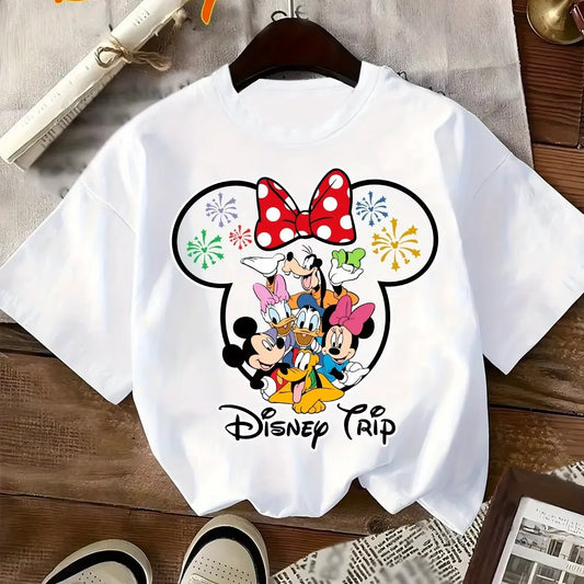 Best-selling Children's Disney Princess Castle 100% Cotton T-shirt - Soft, Comfortable and Cute Top