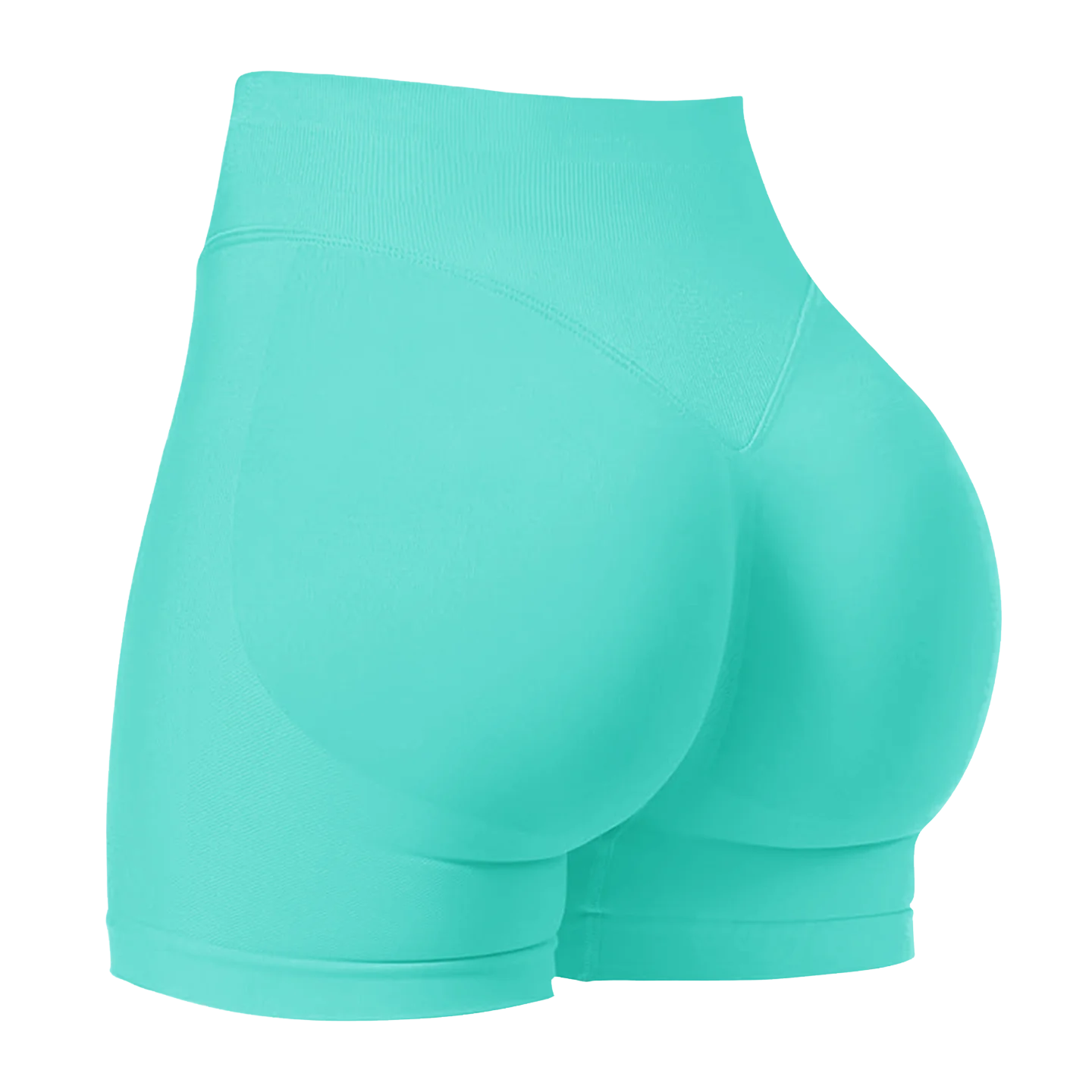 ZHEJIN Seamless Women Yoga Shorts High Waist Workout Gym Shorts Scrunch Butt Lift Biker Shorts Tummy Control Push Up Fitness