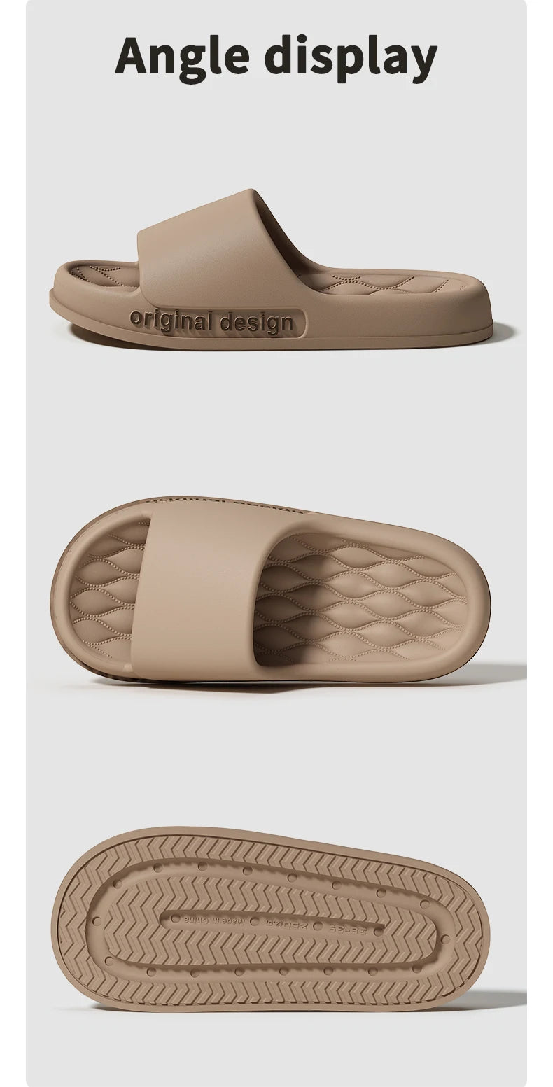 Mens Summer Cloud Sandals - Soft Non-Slip Slippers for Indoor  Outdoor Use