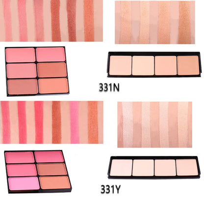 MISS ROSE Makeup Set Box Professional Eyeshadow Lip Gloss Stick Foundation Blush Powder Makeup Kit Maquiagem Cosmetics