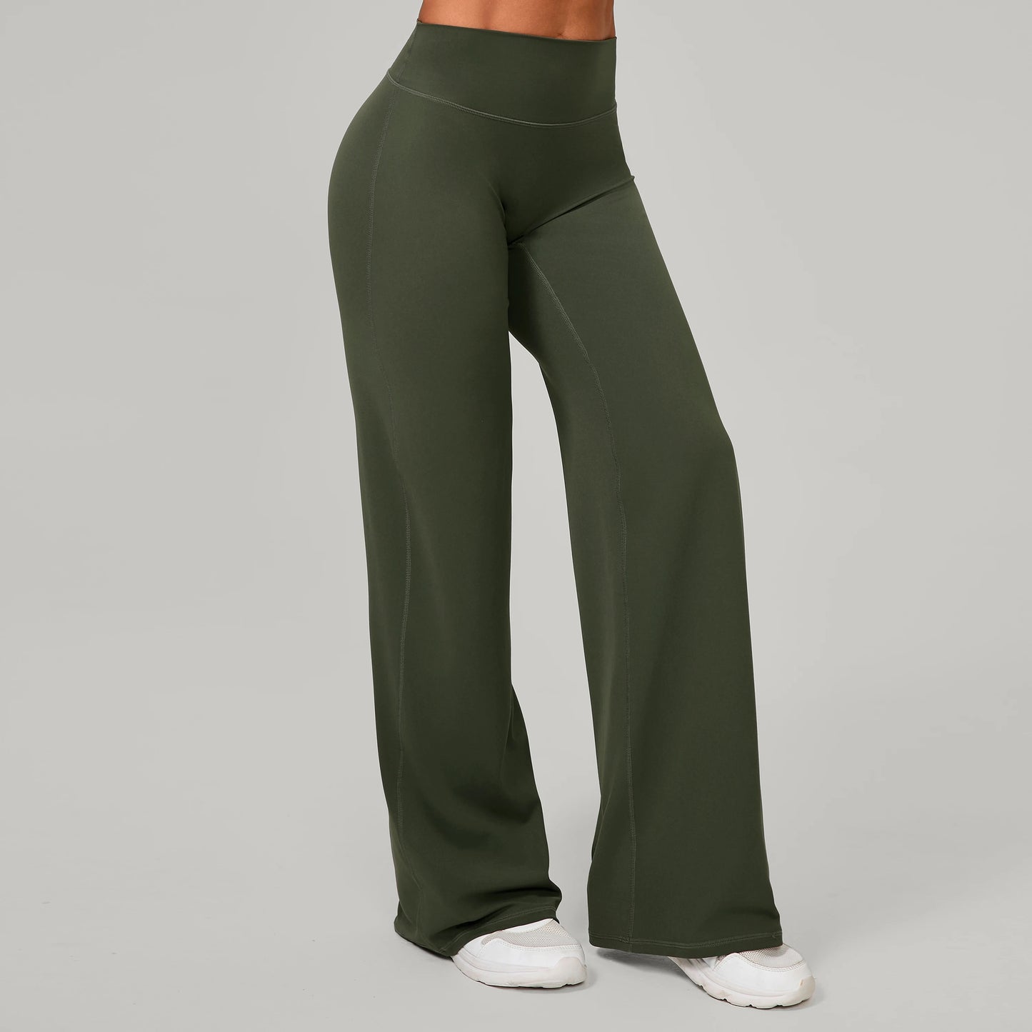 Women Yoga Pants – Soft Stretchy Fabric Full Length Leggings With Elastic Waist
