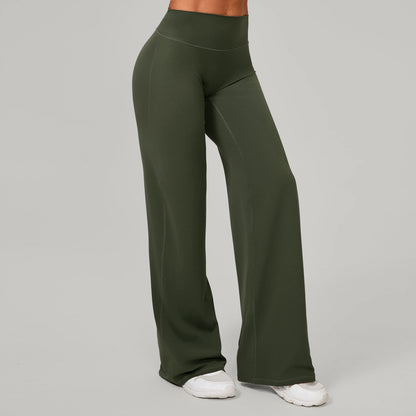Women Yoga Pants – Soft Stretchy Fabric Full Length Leggings With Elastic Waist