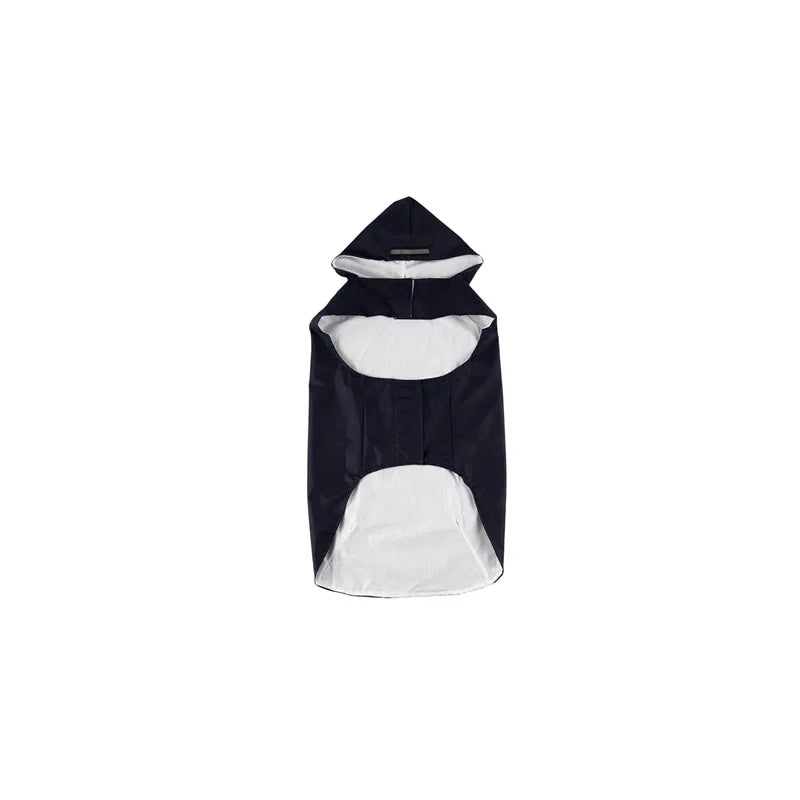 Dog Raincoat Waterproof Hoodie Jacket Rain Poncho Pet Rainwear Clothes with Reflective Stripe for All Sizes Big Puppies