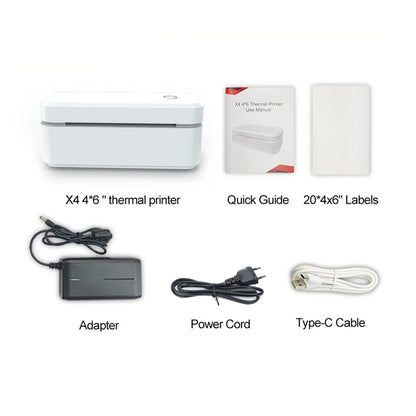 Marklife X4 Thermal Label Printer Portable Printer for 4x6 Mailing Packages Printing Bluetooth & Automatic Label Recognition