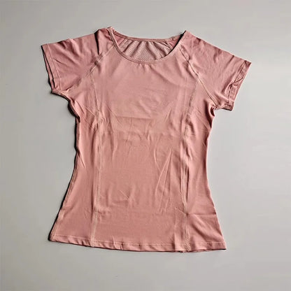 Outdoor Sports Shirt Sportswear Yoga Wear Women's Sports T-Shirt Fitness Clothes Running Yoga Top Female Workout Tops T-shirt