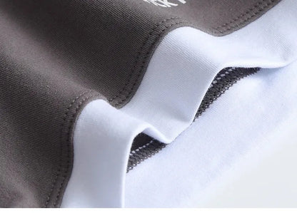 Men Cotton Boxers - Breathable U-Convex Boxer Design, Soft Knit Fabric Underwear Set