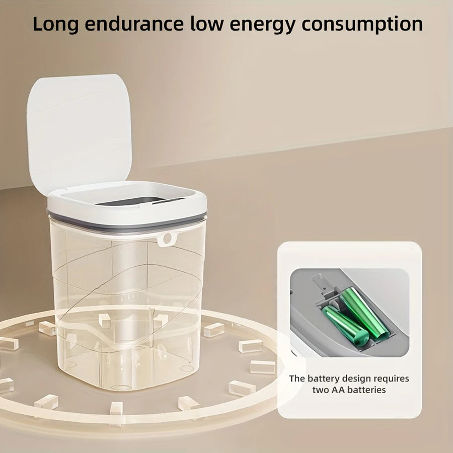 Touchless Automatic Trash Can - Smart Sensor Battery-Powered for Kitchen  Office