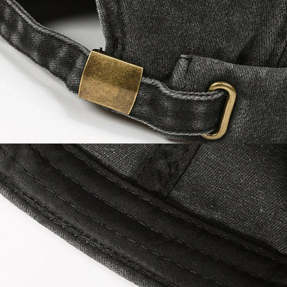 Denim Docker Cap – Brimless Sailor Beanie, Adjustable