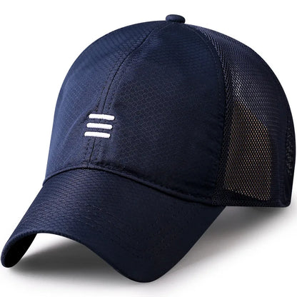 Oversize Big Head Man Plus Size Baseball Cap Spring Summer Thin Fabric Mesh Sun Hat Male Snapback M 55-59cm L 60-64cm