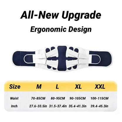 Back Brace Support Belt For Lower Pain Relief Adjustable Men Women Waist Lumbar Sciatica Scoliosis Herniated Disc Corset Posture