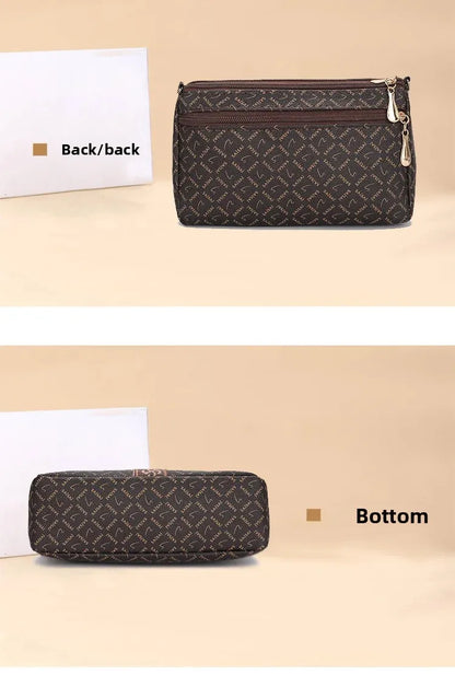Ladies Crossbody Bag – Large Capacity Vintage Shoulder Bag with Coin Pocket