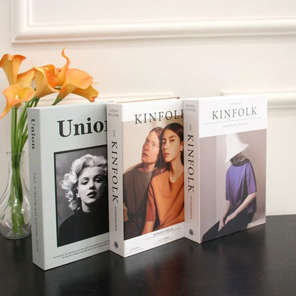 3Pcs Decorative Fake Books - Living Room Coffee Table Ornaments
