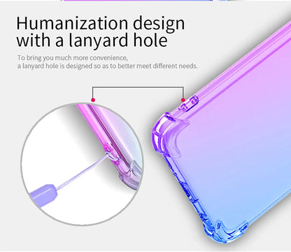 Gradient Airbag Shockproof TPU Case for Samsung Galaxy S26 Ultra S25 Edge S24 S23 FE S23 S22 Plus S21 Protective Cover Funda