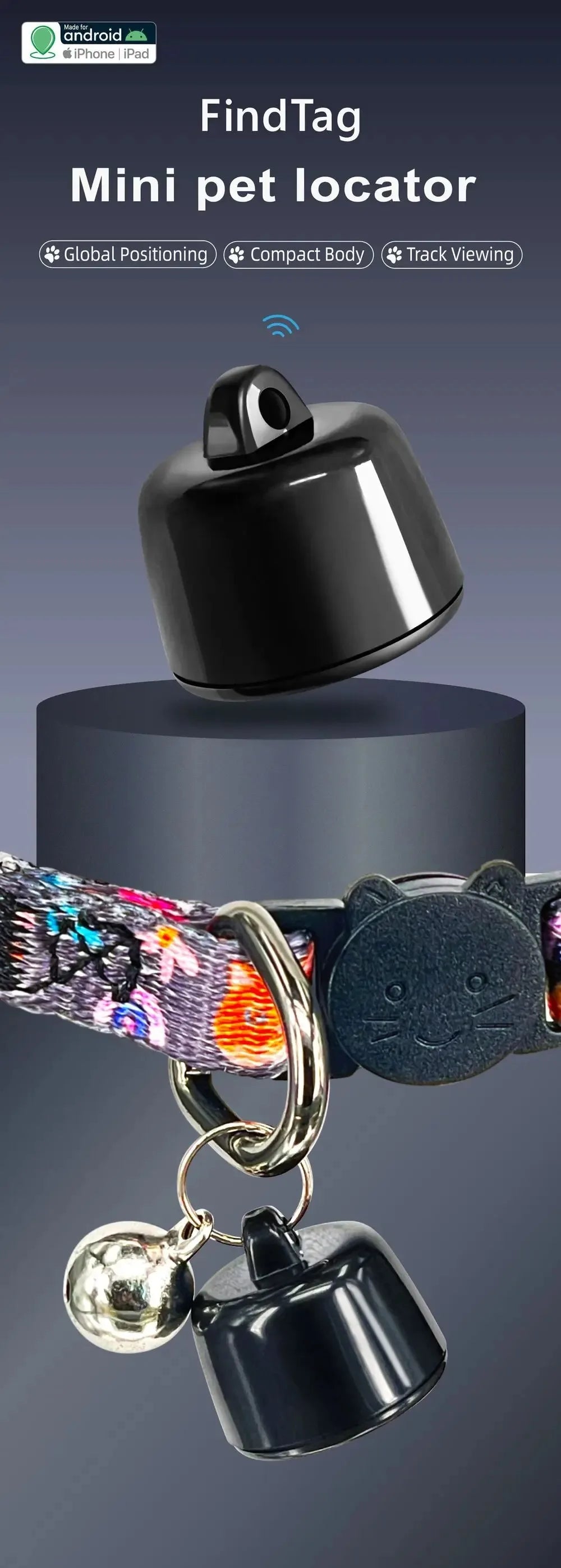 New Global Positioning Pet Locator Mini Bird Pigeon GPS Tracker for Dogs/Cats Waterproof Real-Time Location Tracking
