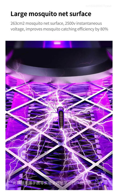 New Qualitell V3 Folding Electric Mosquito Killer Portable Charging Purple Light Home Outdoors Mosquito Repellent Lamp