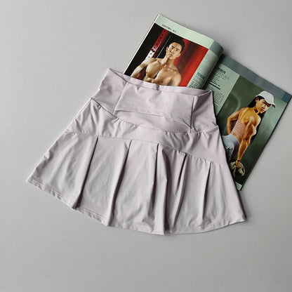 Women Tennis Skirt High Waist Shorts in Skirt Sports Skirt Gym Shorts Fitness Yoga Skirt Running Sport Skirts Golf Wear Skirt