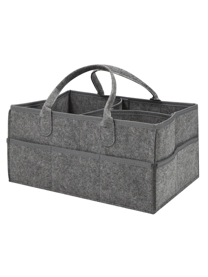 Baby Stroller Accessories Organizer Mommy Tote Bag Foldable Storage Baby Diaper Hanging Bags Thicken Portable Mom Tote Basket