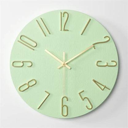 Battery-Powered 12-Inch Analog Wall Clock - Small Clock for Home Office Kitchen and Classroom