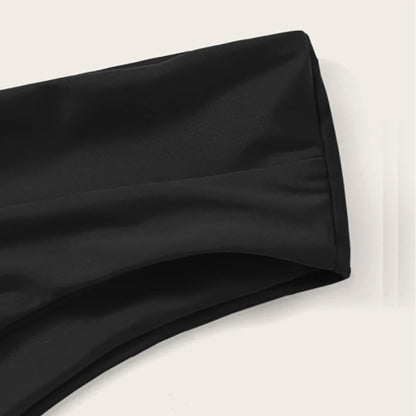Sexy Solid Color V Cheeky Bikini Bottoms Women Triangle Thong High Waist Beach Swimwear Shorts Bathing Suit Brazilian Biquinis