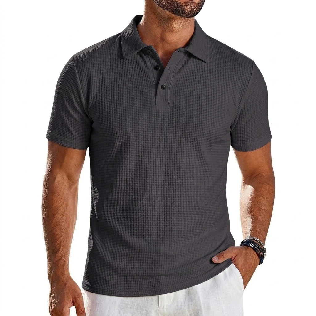 Men's Ice-Silk Polo Shirt – Lightweight Quick-Dry Breathable Top