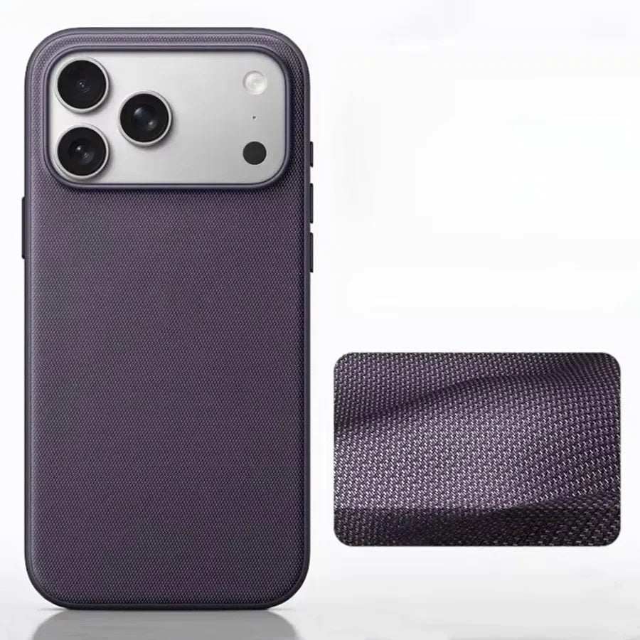 New Original Technology Woven Magnetic Case For iPhone 18 Pro 17 16 15 14 13 Pro Max For Magsafe Wireless Charger Official Cover