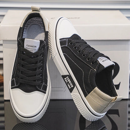 Men's Canvas Shoes Lightweight Breathable Street Style Skateboarding Spring Summer Fashion Casual Shoes for Teens