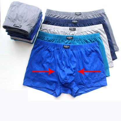 5 Pack 100% Cotton Boxer Briefs for Men 6XL Big & Tall Breathable Underwear with Anti-Ride Up Soft Printed Boxers Shorts