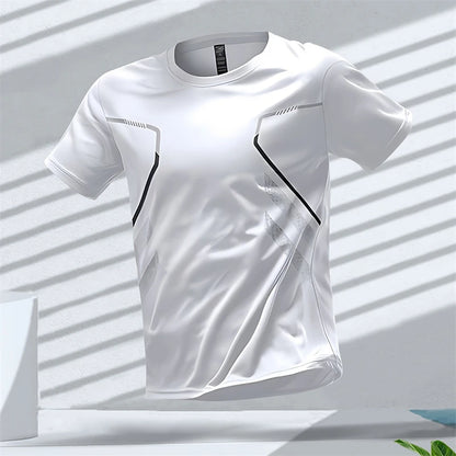 Men's Running T-Shirt – Quick-Dry Breathable Workout Tee