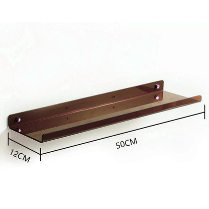 Acrylic Wall Storage Rack - No Drill Bathroom  Kitchen Organizer with Strong Adhesive
