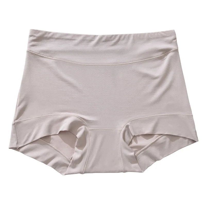 Women's Underwear 60s Modal Fabric Panties for Women High-Rise Female Underwear Briefs Cozy Underpants Plus Size Safety Shorts