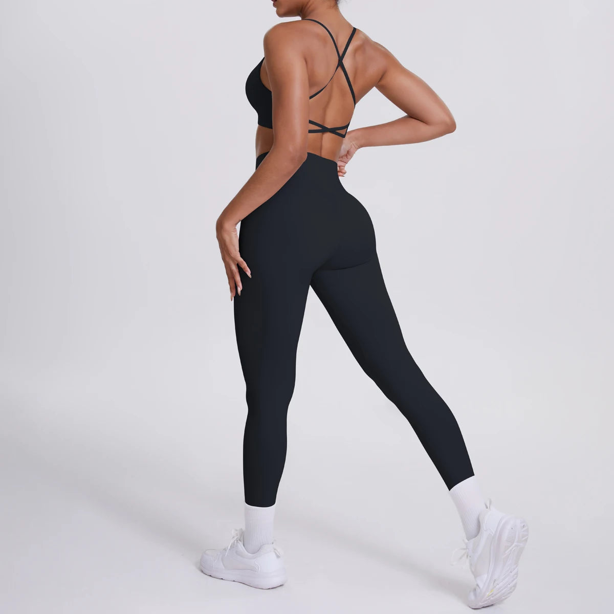 Women's Yoga Suit – Seamless Sports Bra & High Waist Leggings | Breathable Quick Dry Activewear