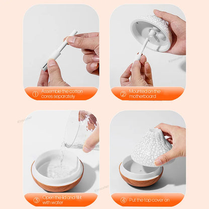 300ml USB Desktop Humidifier - Colorful Mist Diffuser  Air Purifier