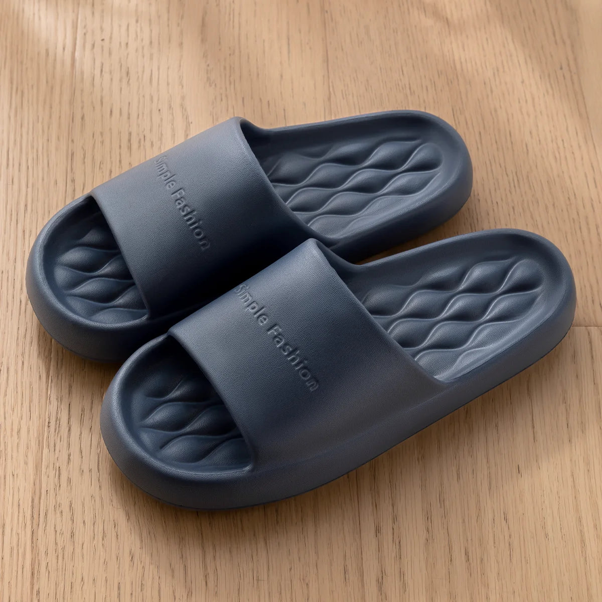 Mens Summer Cloud Sandals - Soft Non-Slip Slippers for Indoor  Outdoor Use