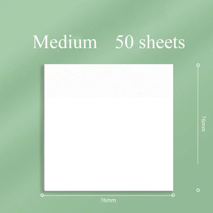 Transparent Waterproof Sticky Note Pads - 50100 Sheets for School  Office