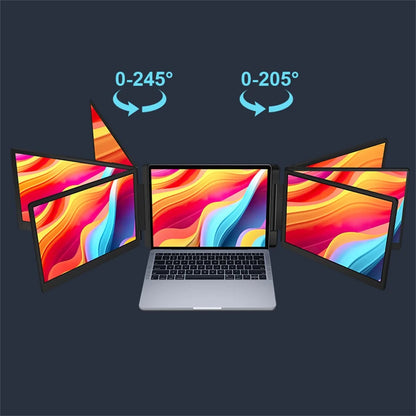 Portable Gaming Monitor - 16 Inch IPS Panel LCD Display With Swivel Bracket