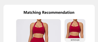 Hearuisavy Summer 2Pcs Women Sports Suit High Impact Push-Up Sports Bra Gym Yoga Tops Underwear High Waist Stretch Fitness Pants