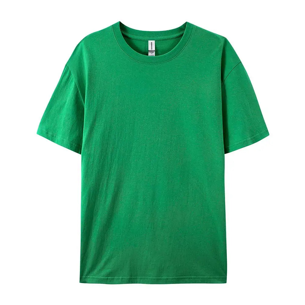 Cotton Casual T-Shirts for Women - Short Sleeve Sporty O-Neck Tops - ZOOMNSTORE