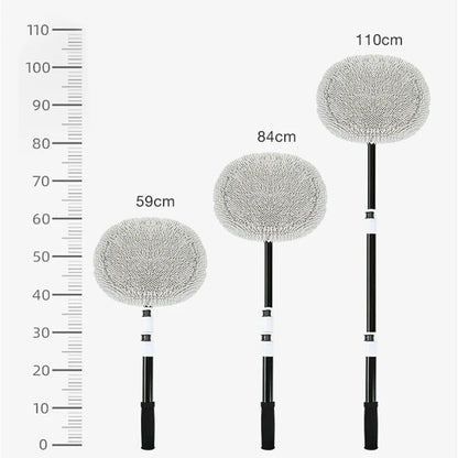 15 Bend Car Cleaning Brush - Telescoping Chenille Wash Mop