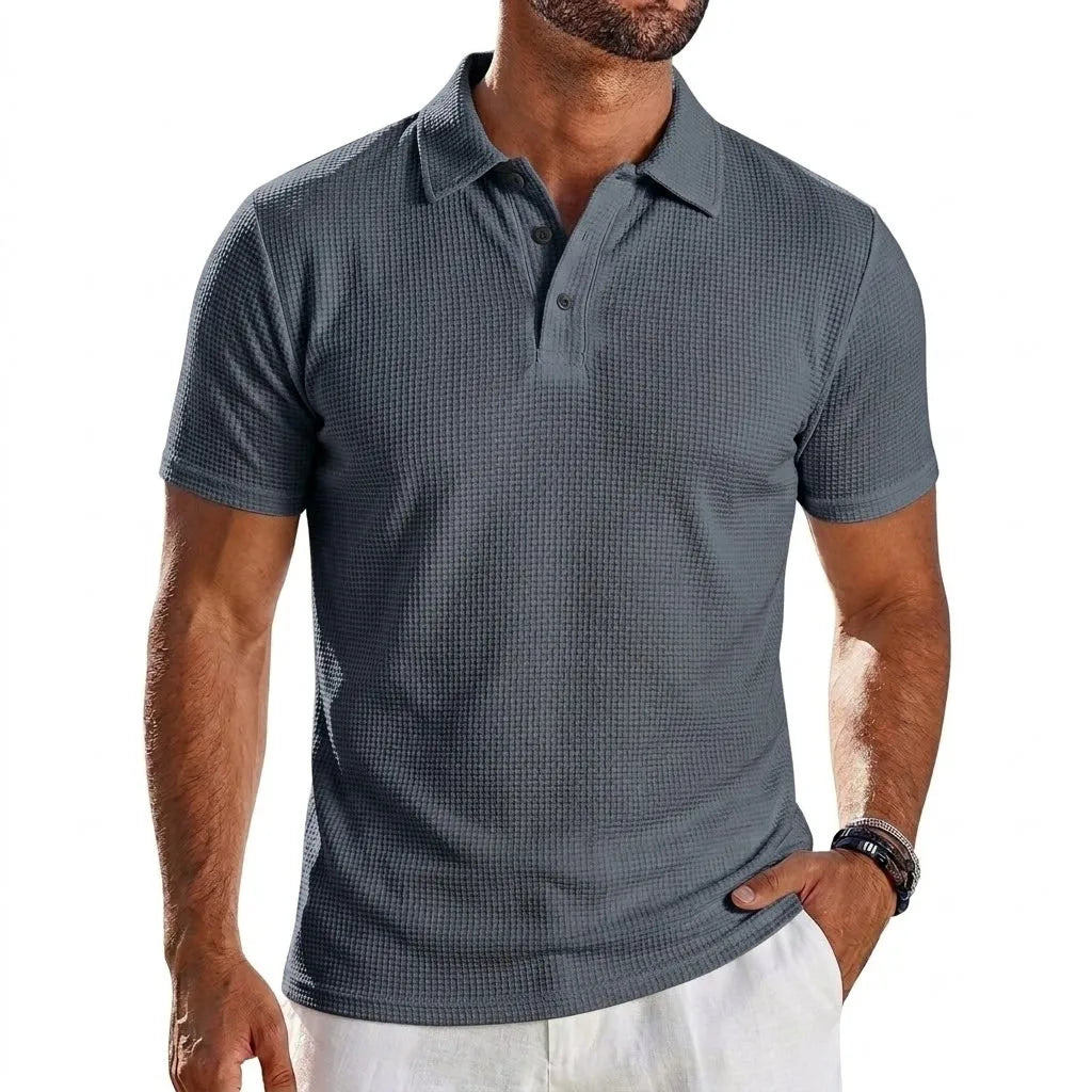 Men's Ice-Silk Polo Shirt – Lightweight Quick-Dry Breathable Top