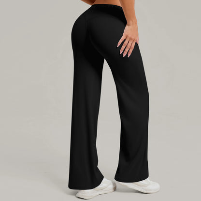 Women Yoga Pants – Soft Stretchy Fabric Full Length Leggings With Elastic Waist